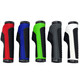 Propalm Gecko Bicycle Handlebar Mountain Bike Handlebar Bilateral Locking Grip Cycling Equipment Anti-Slip Shock Absorbing Bilateral Locking Grip 1940EP Deformed Grip Cover - Black Green