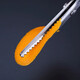 Bar Soul Mixer Orange Peel Making Tool Stainless Steel Serrated Scissors Lemon Peel Large Serrated Cocktail Decoration Tool Stainless Steel Large Serrated Orange Peel Scissors - Black