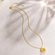 Saturday Fortune Dream Network gold necklace women's gold pendant birthday gift price A0612710 about 3.82g 40+5cm