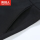 Nanjiren trousers men's business casual spring and autumn straight trousers professional formal wear-free casual trousers men's CGXK01 regular black 30
