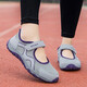 Jingtian sends shoes for the elderly, women's mothers' shoes, casual breathable mesh sports shoes, middle-aged and elderly walking shoes, non-slip soft sole granny shoes, old Beijing cloth shoes, large size square dance shoes, 1818 dark blue women's model 39