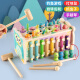 Fuhaier wooden whack-a-mole fishing educational toy for 3-year-old baby 1 boy girl 2 infant child birthday gift