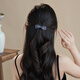 Chimera (CHIMERA) bow hairpin back ponytail horizontal clip headband female high-end hairpin hair accessories female birthday gift