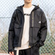 Adidas Men's Jacket 2024 Spring and Autumn Sportswear Hooded Fleece Jacket Warm Casual Top HE9904 Inner Mesh Lining 2XL