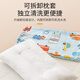 Bao's children's pillow beanie velvet pillow soothing pillow double-sided lienable kindergarten baby breathable skin-friendly student nap pillow