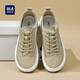 Hailan Home (HLA) Herrenschuhe Klassiker atmungsaktueller lässiger Leinwand Herren-Leichtgewicht und vielseitige Nicht-Schlupf-Stoffschuhe Khaki 41