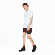 Particle Fever Particle Mania Sports Shorts Spring and Summer Men Comfortable Stretch Fake Two-Piece Running Fitness Shorts 12356 Navy S