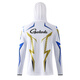 SENLANDA fishing sun protection clothing men's ice silk summer anti-mosquito breathable quick-drying hooded sea fishing fishing clothing with custom printing white S code 90-115 Jin Jin equals 0.5 kg