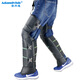 Adandyish PU enlarged and extended knee pads for motorcycles to keep warm, waterproof and cold-proof leggings for men and women in all seasons and windproof leather knee pads