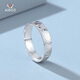 Aido diamond platinum ring for couples, fashionable pt950 platinum honeycomb pair ring for men and women, live ring, female model, weight 3.5-3.7g + free engraving