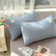 Anjiren pure cotton pillowcase Nordic style pillowcase double dormitory home cotton pillowcase 48*74cm pair