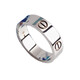 Cartier (Cartier) ring, same style for men and women, LOVE wedding 5.5 mm wide pair of rings, wedding rings, pre-sale Chinese Valentine's Day gift B4084700 18K white gold 60