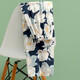AB underwear pajamas thin printed home casual loose wide-leg pants for women can wear home pants H848 ink painting XL