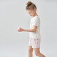 Aimer Kids Clase A Modal 3a Men Antibacterial Men and Girls Pajama para niños Pechero de manga corta Pajama/pantalones delgados Ropa de cuero de leche transpirable Conejo de mujer AK141B692 90