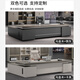 Boss Litang's office desk and chair combination with double cabinets, simple and modern president's table, manager's table, supervisor's table, luxurious and elegant executive desk, 2.4-meter boss's table (including luxury double-sided cabinets)