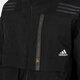 Adidas Men's Jacket 2024 Spring and Autumn Sportswear Hooded Fleece Jacket Warm Casual Top HE9904 Inner Mesh Lining 2XL