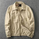 
Ranwei Ferre American casual jacket men's spring and autumn thin style middle-aged and young workwear versatile simple lapel top Military green-13068 M Recommended 100/120Jin [Jin equals 0.5 kg]