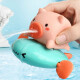 Martin Brothers Baby Bath Toy Baby Playing Wind-up Toy Swimming Spray Piggy Duck Turtle Birthday Gift