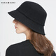 玛丽亚·古琦渔夫帽女防风保暖羊毛羊绒混纺盆帽子女和风安然6OO952199黑