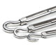 Jinggong 304 stainless steel flower basket screw tensioner wire rope tightener rope tightener turnbuckle bolt M20UU type