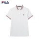 FILA official women's short-sleeved POLO shirt 2020 summer new sports knitted short-sleeved shirt women's standard white-WT170/88A/L