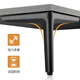 Lailiwei thickened supporting feet sofa feet TV cabinet feet coffee table legs shoe cabinet increased bedside table feet metal supporting legs cabinet feet matte black 12CM/support