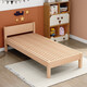 Juelebang children's bed beech single bed crib splicing bed solid wood bed small apartment splicing large bed single bed 1000mm*2000mm
