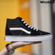 Wamai men's shoes spring and autumn high-top canvas shoes for boys and girls Korean version versatile classic couple trendy shoes student sneakers 609 high-top black 41