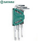 SATA 1.5-10mm extended ball head hex wrench 9-piece set 09105