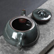 Langting Yafang Longquan celadon tea set complete set of high-end home and office handmade ceramic kung fu tea set covered bowl teapot tea cup iron tire stone ladle pot seventeen-head tea set
