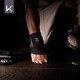 Keep wristband fitness men's bench press deadlift anti-sprain pressure booster belt professional sports protection fiber carbon black wristband + arm bag two pack