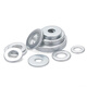 JINGGONG Galvanized Iron Flat Washer Metal Washer Increased Thickness Flat Washer Screw Washer Metal Round Washer 5*10*1 (1Jin Jin is equal to 0.5 kg, about 1507 pieces)