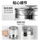 Jiuyang health pot 1.5L decoction pot mini glass flower teapot tea maker electric kettle kettle kettle electric kettle white 1.5L
