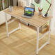 Shuaili computer desk study board type simple home notebook desk with bookshelf 100*50 primary color SL17041D
