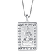 Pt.CharmPt950 platinum men's pendant, Ping An Guanyin square plate pendant, blessing platinum pendant, front and back Buddha pendant. If it is not in stock, it can be customized. Take 15g as an example.
