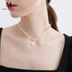 Mck Camellia Imitation Pearl Necklace Women's Necklace Clavicle Chain Girlfriend Chinese Valentine's Day Gift