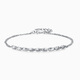 Pt.Charm platinum bracelet female personality romantic love bracelet for girlfriend red bean bracelet adjustable pt950 platinum chain in stock national inspection certificate 2.9-3.0 grams