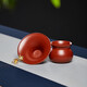 Zun pot purple sand tea drain plus filter rack tea filter set Kungfu tea set accessories small goldfish tea drain Dahongpao leakage Dahongpao