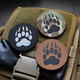 Punisher Bear Claw Velcro Badge Camouflage Morale Badge IR Armband Outdoor Tactical Backpack Badge DIY Badge Decoration Luminous Smiley Face
