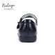 Balachi children's shoes, girls' leather shoes, spring and autumn children's black leather shoes, primary school students' performance shoes BL3002 black 36 size