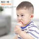 Cofene Bite Baby Food Bite Bag Fruit and Vegetable Teether Baby Fruit Food Complementary Pushable Pushable Bite Water Green (Size + L) + Anti-drop Chain