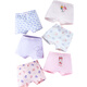 LangSha children's underwear, girls' underwear, medium and large children's 5A antibacterial underwear, baby and teenager boxer shorts, 6 pack 130