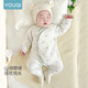 Youqi light and thin cotton warm newborn baby clothes autumn and winter cotton clothes newborn baby quilted jumpsuit monk suit
