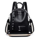 Xibai Lai genuine leather backpack women's new fashion casual women's backpack versatile large capacity women's travel backpack female 109-17 black