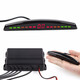 Lutu car reversing radar parking system rear 4 probes LED screen display long bar buzzer voice alarm black probe