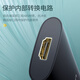 绿联 VGA转HDMI线转换器带音频接口 高清视频转接头适用台式机笔记本机顶盒连多媒体显示器40264