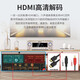 Qisheng high-power Bluetooth fixed resistance 5.1 home theater HDMI amplifier home card package professional fever heavy bass ktv audio high-definition power amplifier air amplifier AV-2609 high-definition lossless HIFI version + 12-inch subwoofer