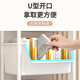 Shunyou cart storage rack floor-standing removable snack multi-functional kitchen vegetable rack book storage rack four-layer SY-117