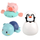 Baby bath toys, children's bath, baby swimming and splashing, little turtles, boys and girls playing in the water, little ducks, little yellow ducks, spraying water eggs + little turtles + little dolphins