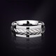 GIEVSZHE brand men's ring with trendy personality, Korean style convertible index finger single tail ring, domineering birthday gift for boyfriend, 8MM size, leave a message or contact customer service